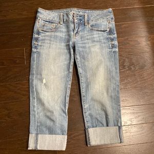 American Eagle AE Stretch Artist capris size 4 great cond!